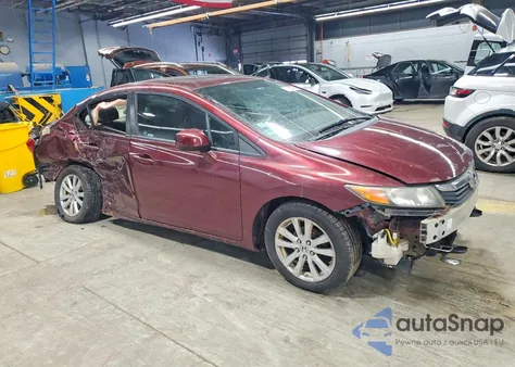 2012 Honda Civic Ex z USA, uszkodzony, nr VIN 19XFB2F86CE022402